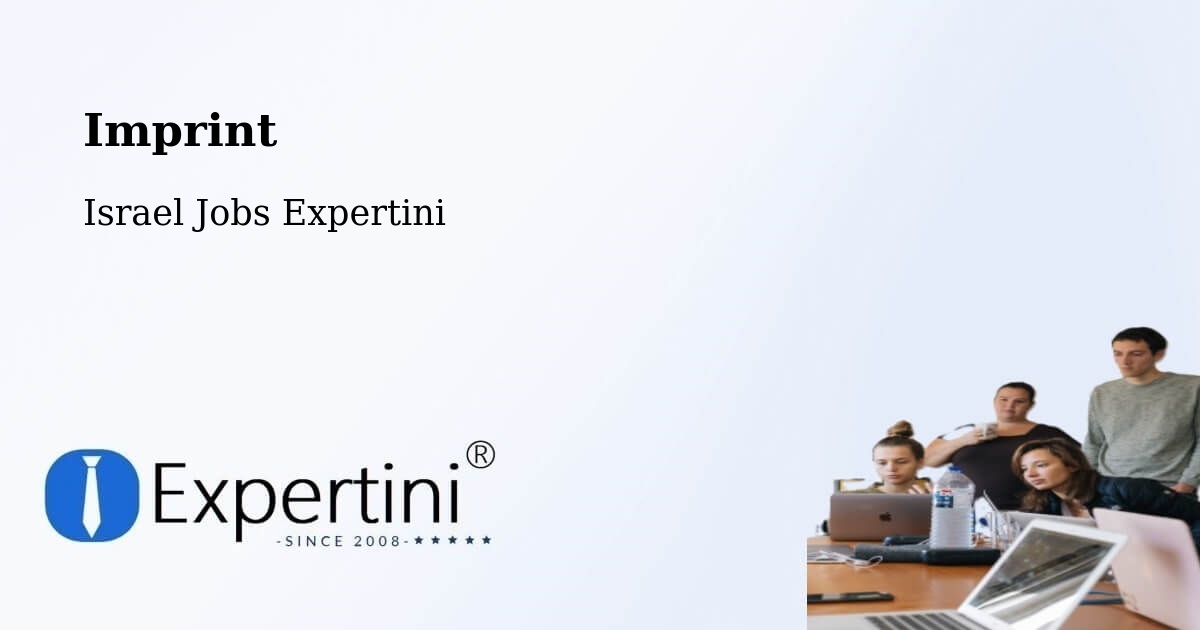 Imprint – Har Adar - Israel Jobs Expertini