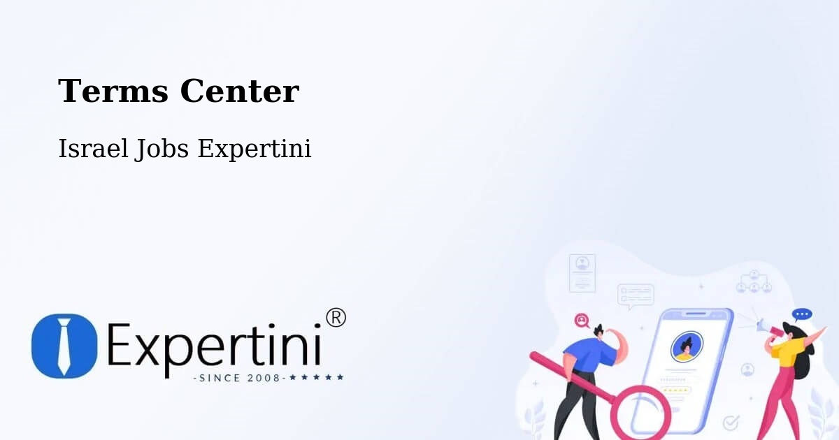 Terms of Service – Har Adar - Israel Jobs Expertini